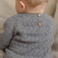 Heathered Slate Knit Sweater - Quincy Mae