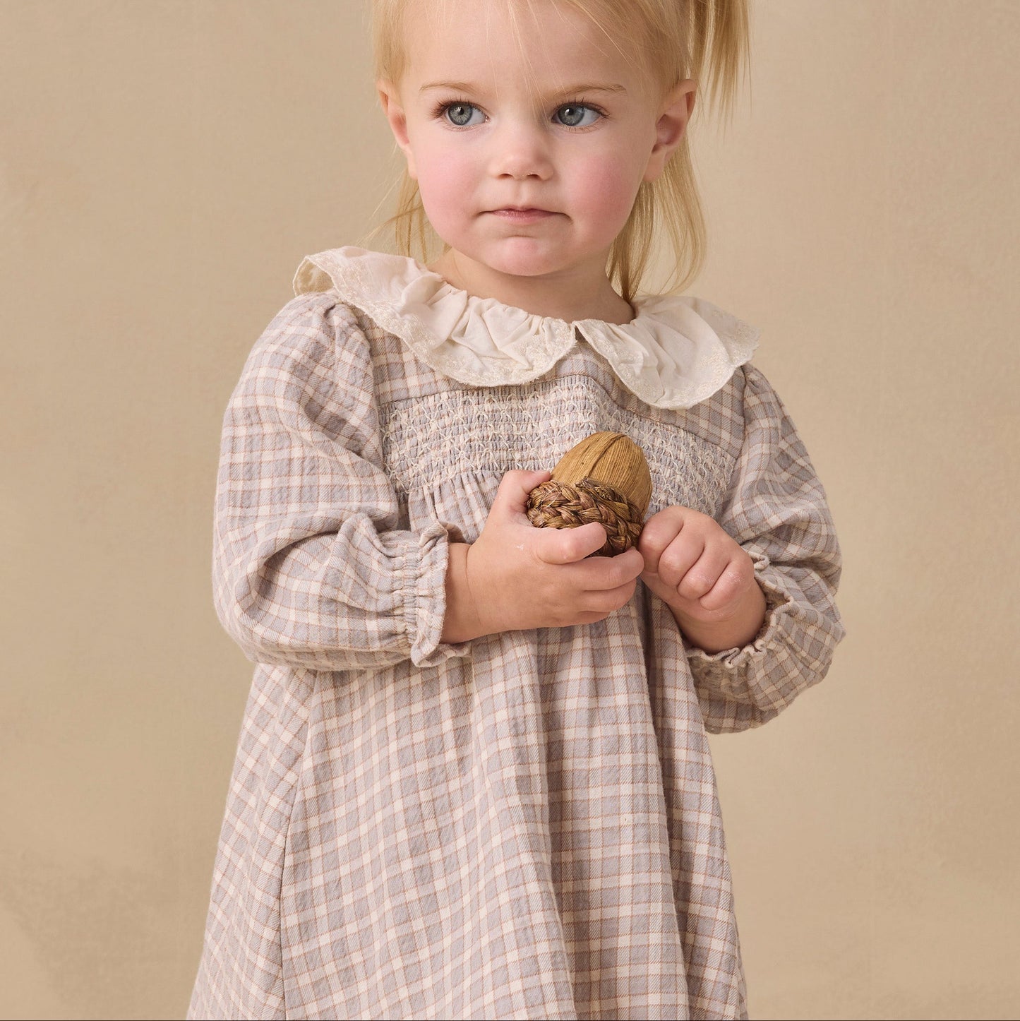 Blue Gingham Callie Dress - Quincy Mae