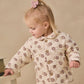 Fall Floral Quilted Jacket - Quincy Mae