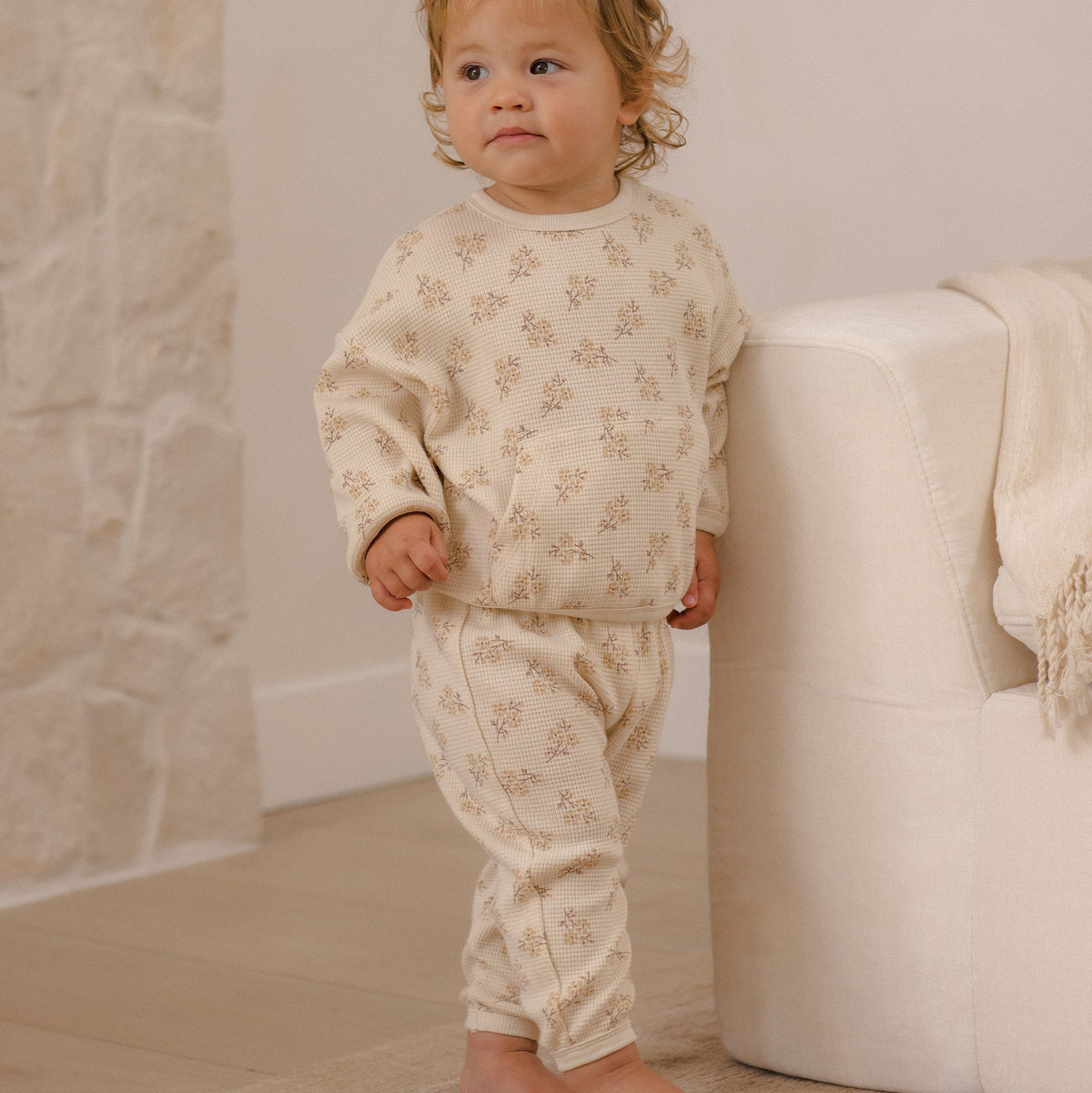 Meadow Waffle Slouch Set - Quincy Mae