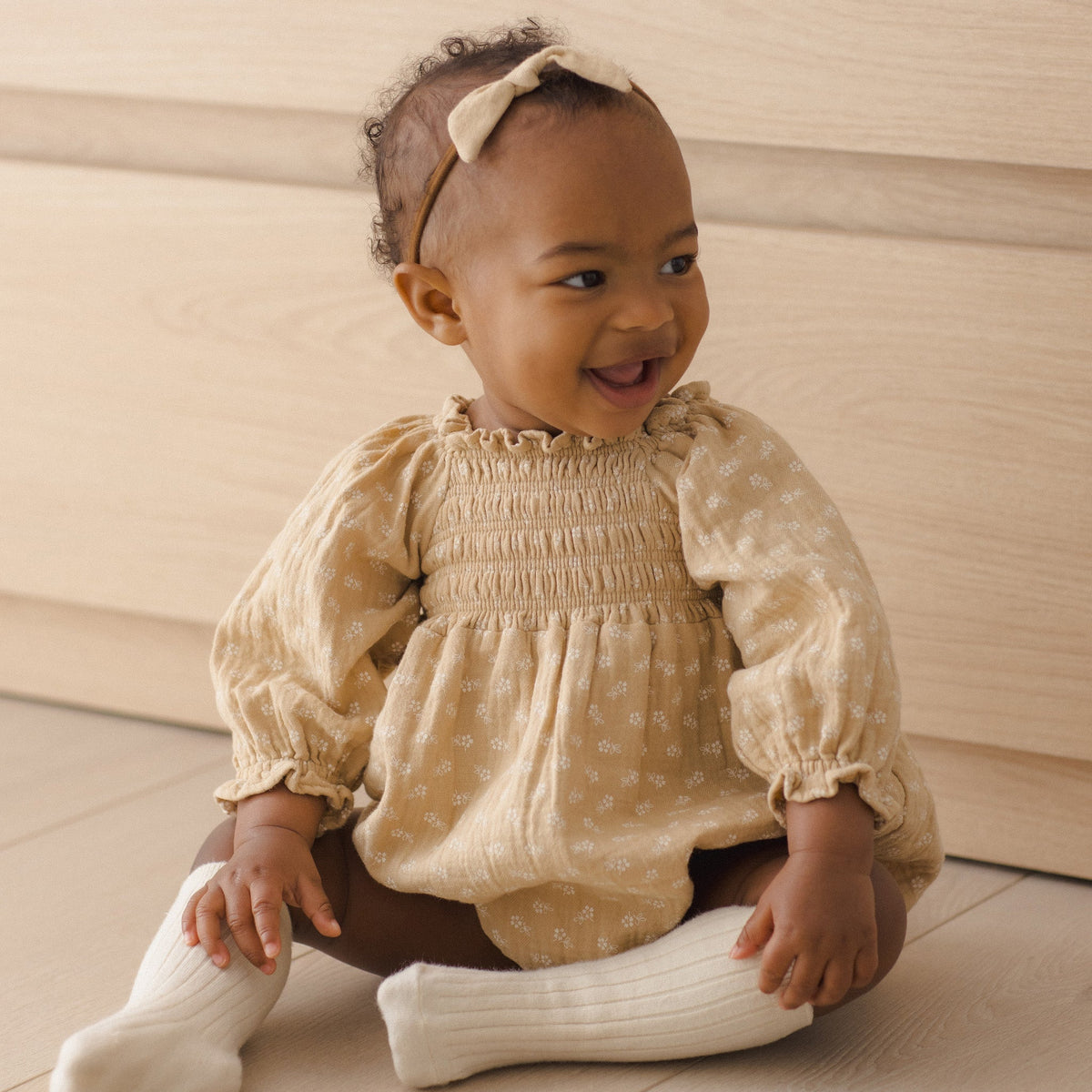 Butterscotch Little Knot Headband - Quincy Mae