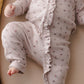 Heart Ditsy Ruffle Jumpsuit - Quincy Mae