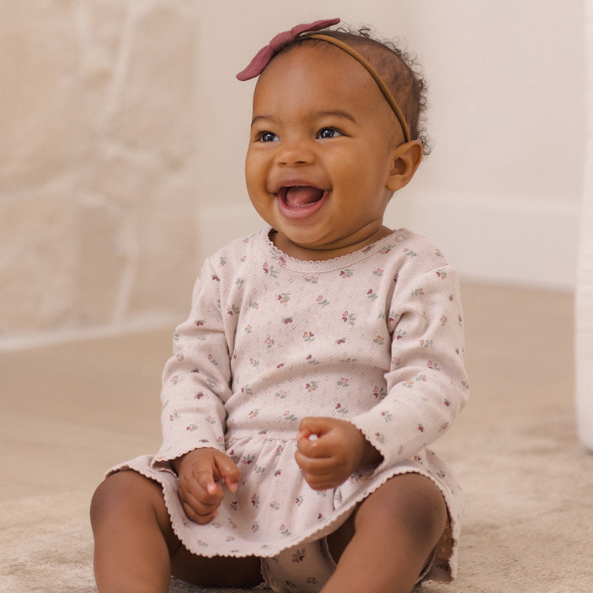 Black Cherry Little Knot Headband - Quincy Mae