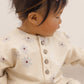 Blue Daisy Relaxed Fleece Jumpsuit - Quincy Mae