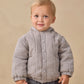 Midnight Gingham Hooded Woven Jacket - Quincy Mae