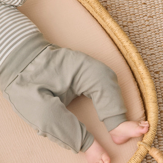 Laurel Stripe Snap Bodysuit & Pant - Quincy Mae