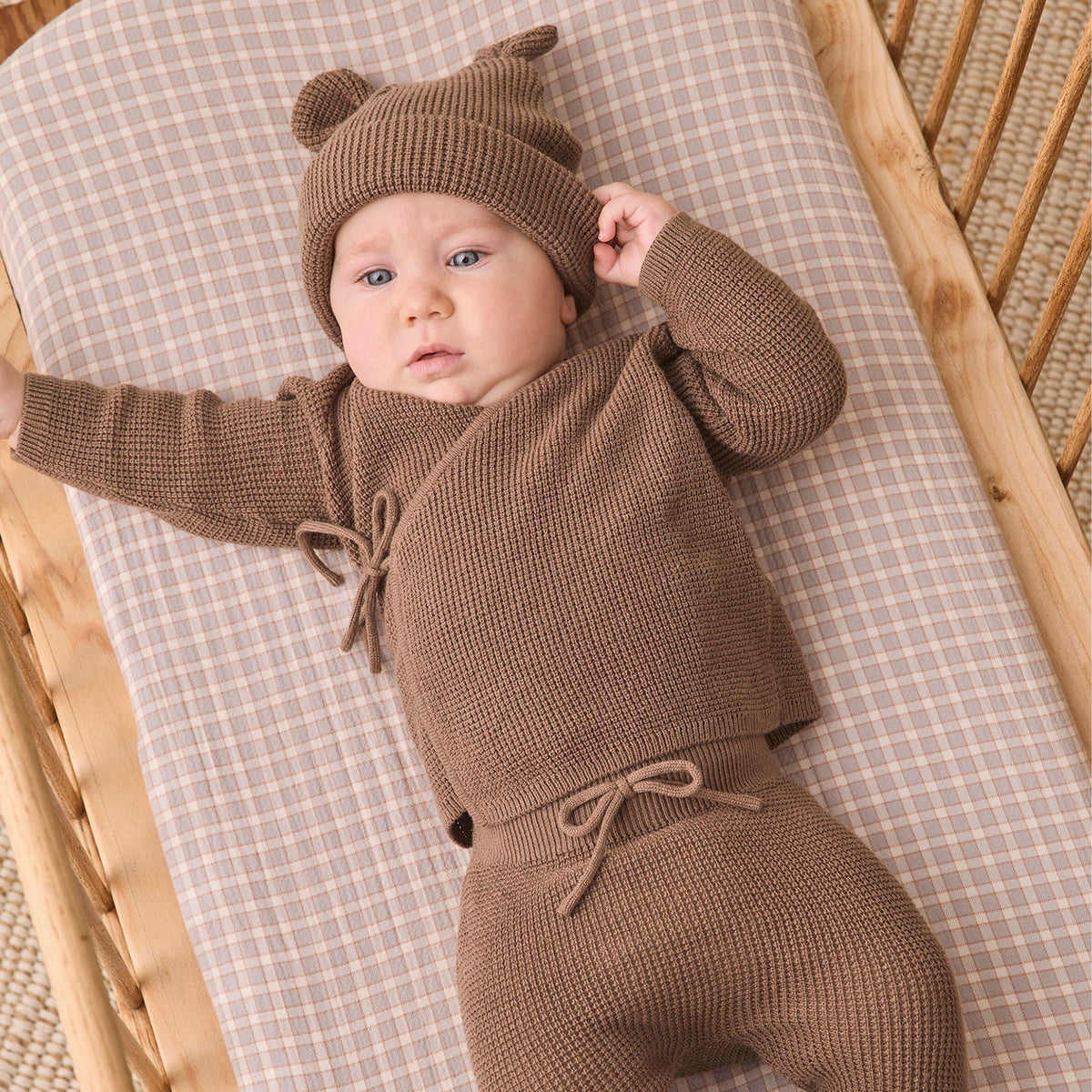 Cocoa Bear Beanie - Quincy Mae