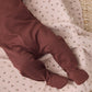 Black Cherry Pointelle Wrap Footie - Quincy Mae