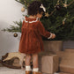 Redwood Velour Dress - Quincy Mae