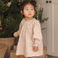 Winter Rose V Smocked Dress - Quincy Mae