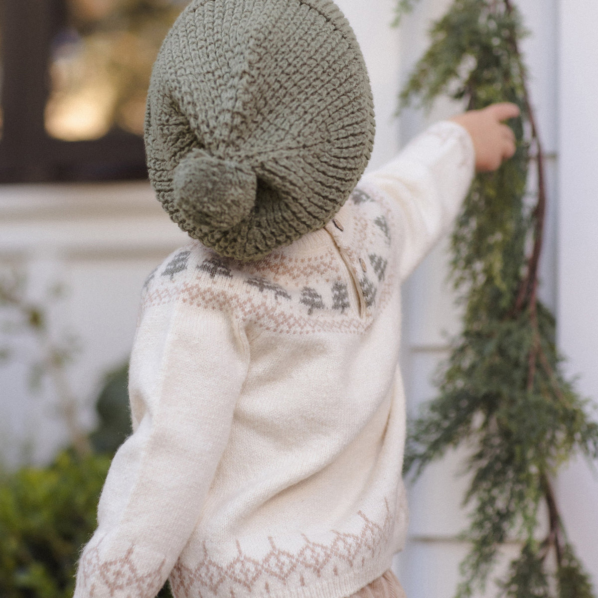 Tree Fair Isle Rex Sweater - Quincy Mae