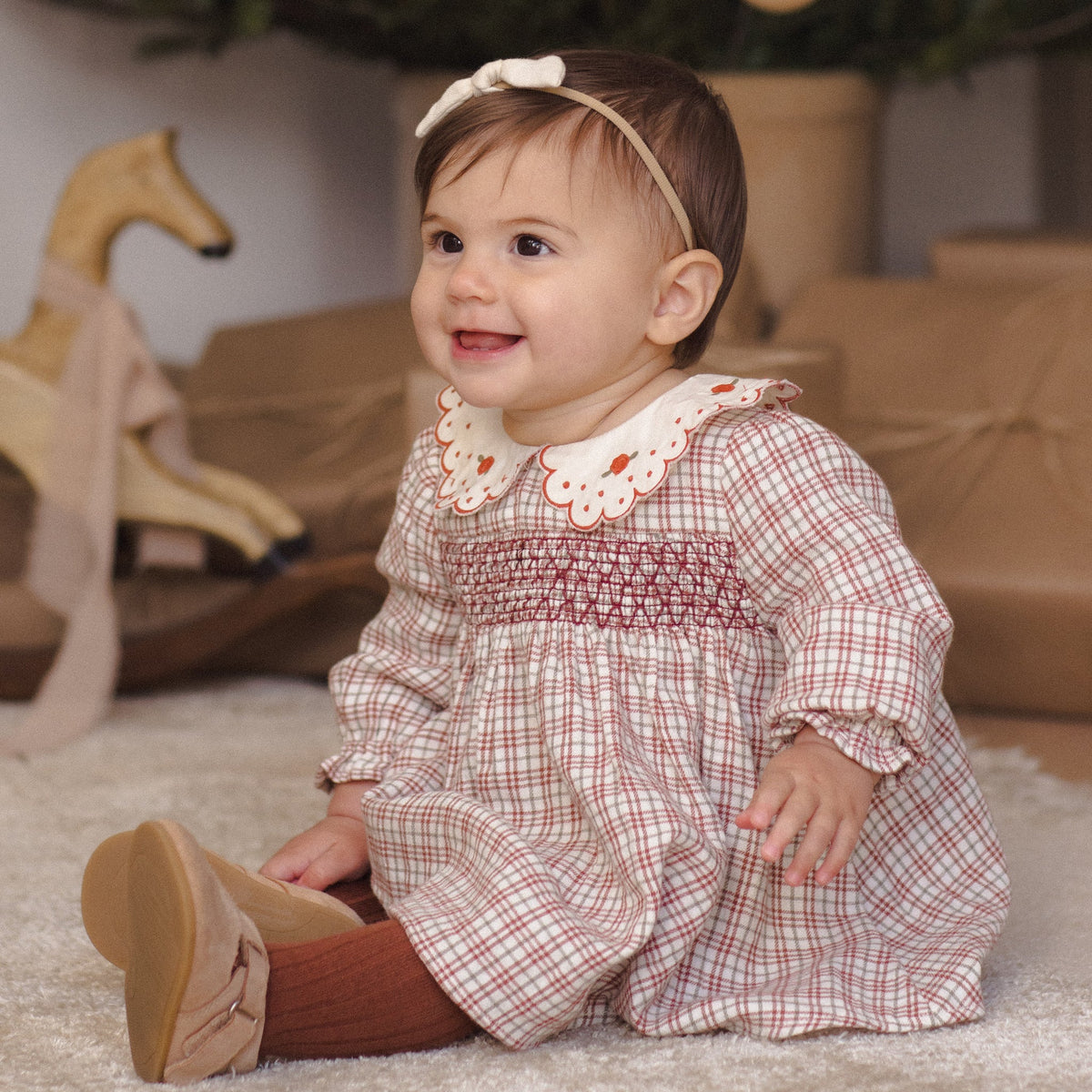 Christmas Plaid Callie Dress - Quincy Mae