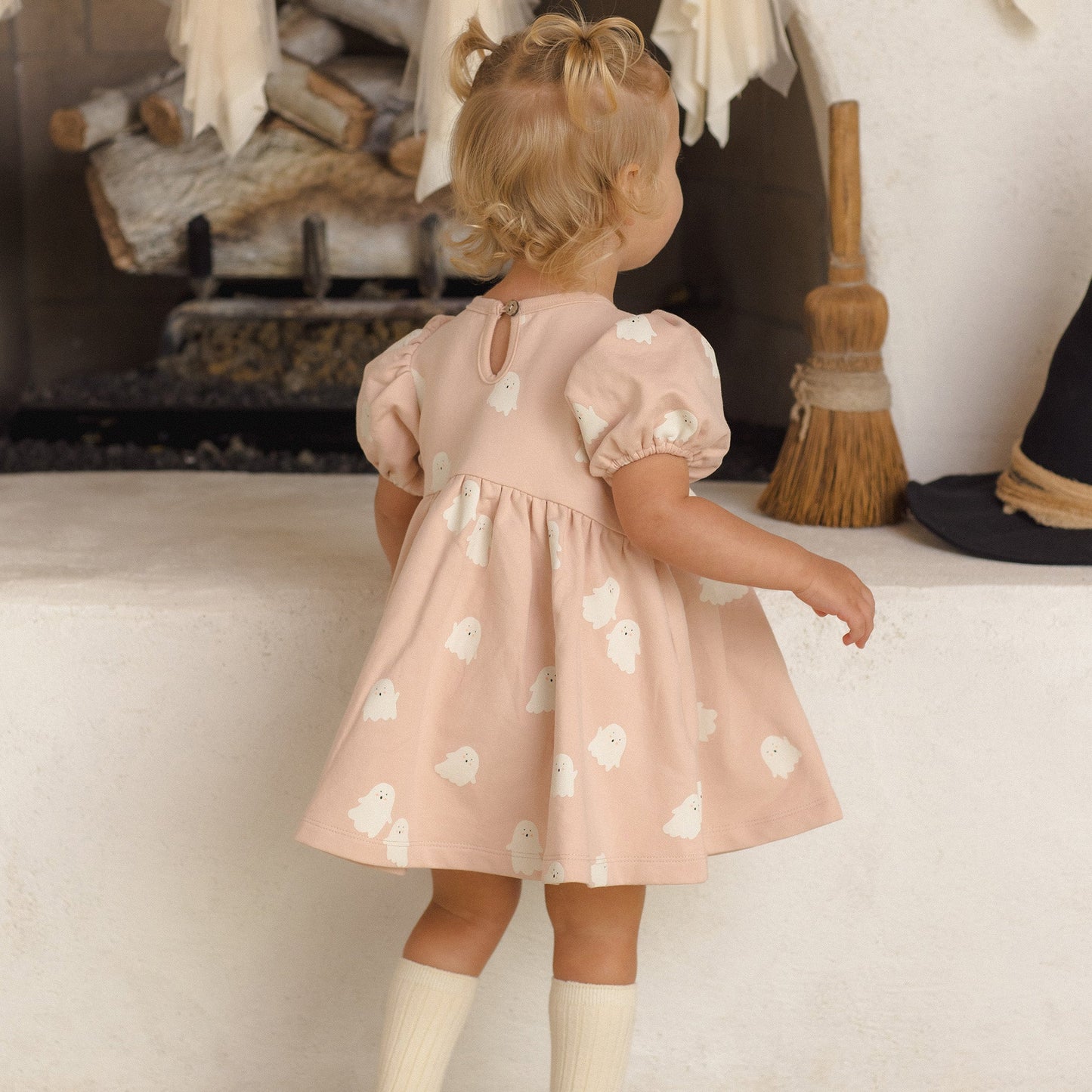 Sweet Ghost Darla Dress - Quincy Mae
