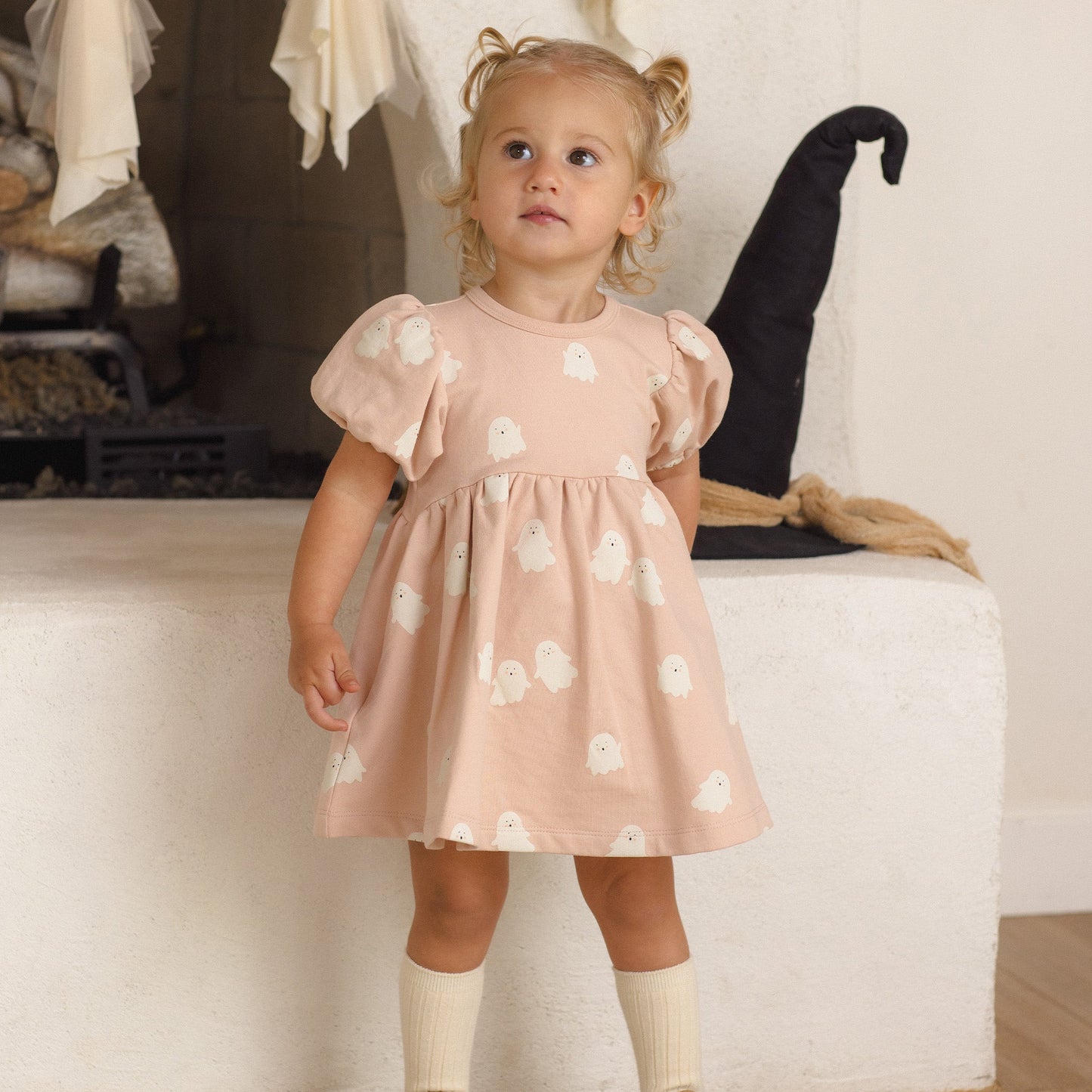 Sweet Ghost Darla Dress - Quincy Mae