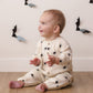 Bitsy Spider Waffle Long Sleeve Jumpsuit - Quincy Mae