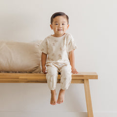 Puppies Jersey Tee + Pant Set - Quincy Mae