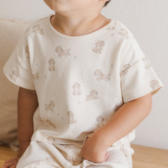 Puppies Jersey Tee + Pant Set - Quincy Mae