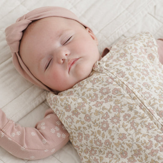 Mauve Knotted Headband - Quincy Mae