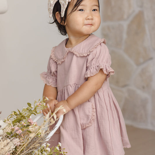 Mauve Marisol Dress - Quincy Mae