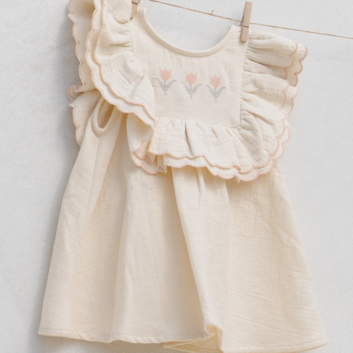 Natural Lulu Dress - Quincy Mae