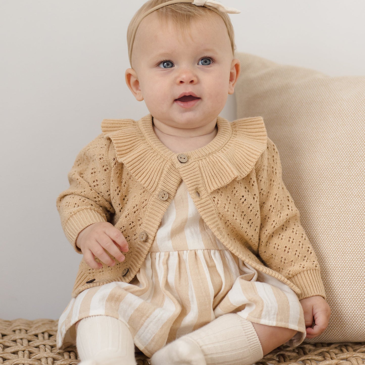 Summer Stripe Skirted Tank Romper - Quincy Mae