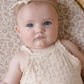 Ecru Annie Knit Romper - Quincy Mae