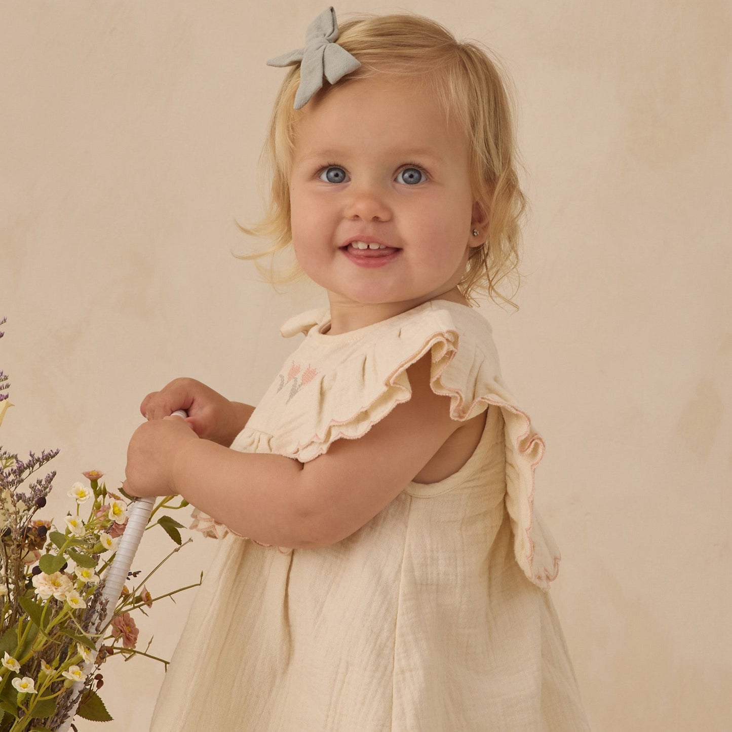Natural Lulu Dress - Quincy Mae