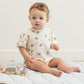 Blueberries Relaxed Bubble Romper  - Quincy Mae