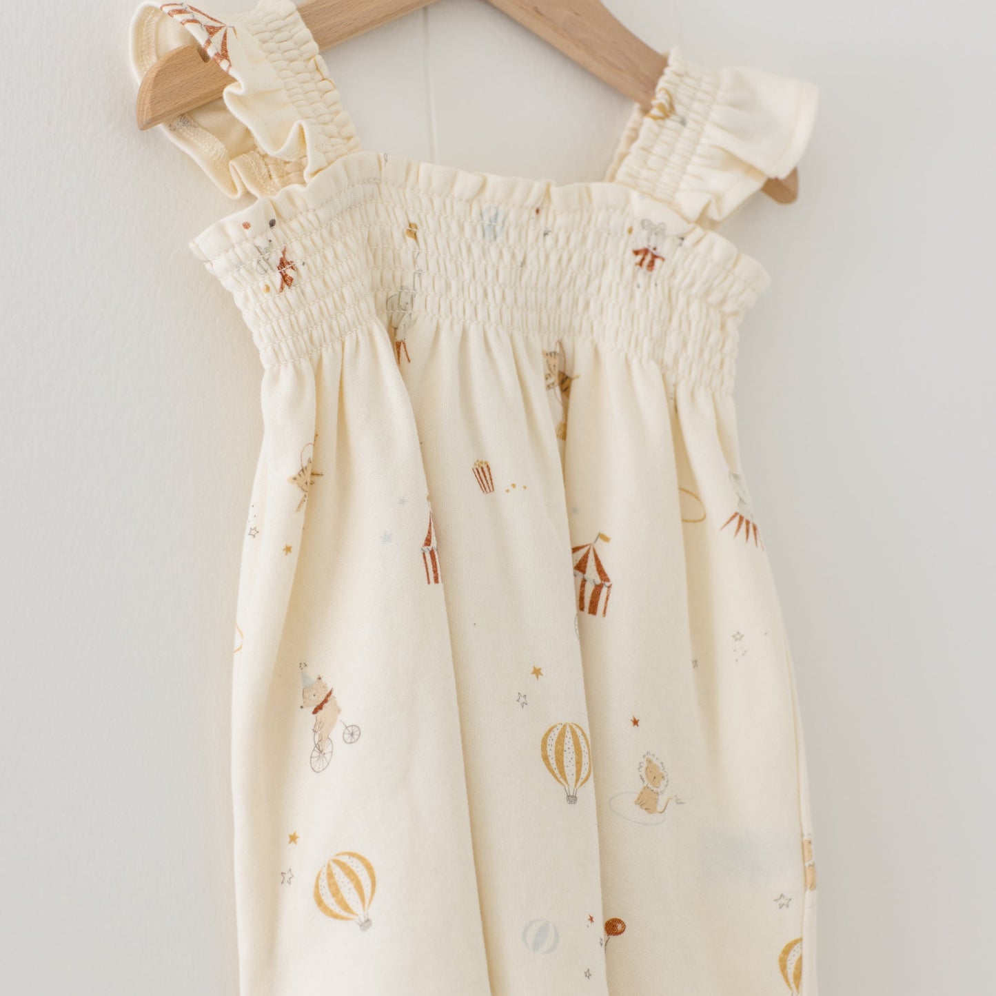 Carnival Smocked Jersey Dress - Quincy Mae