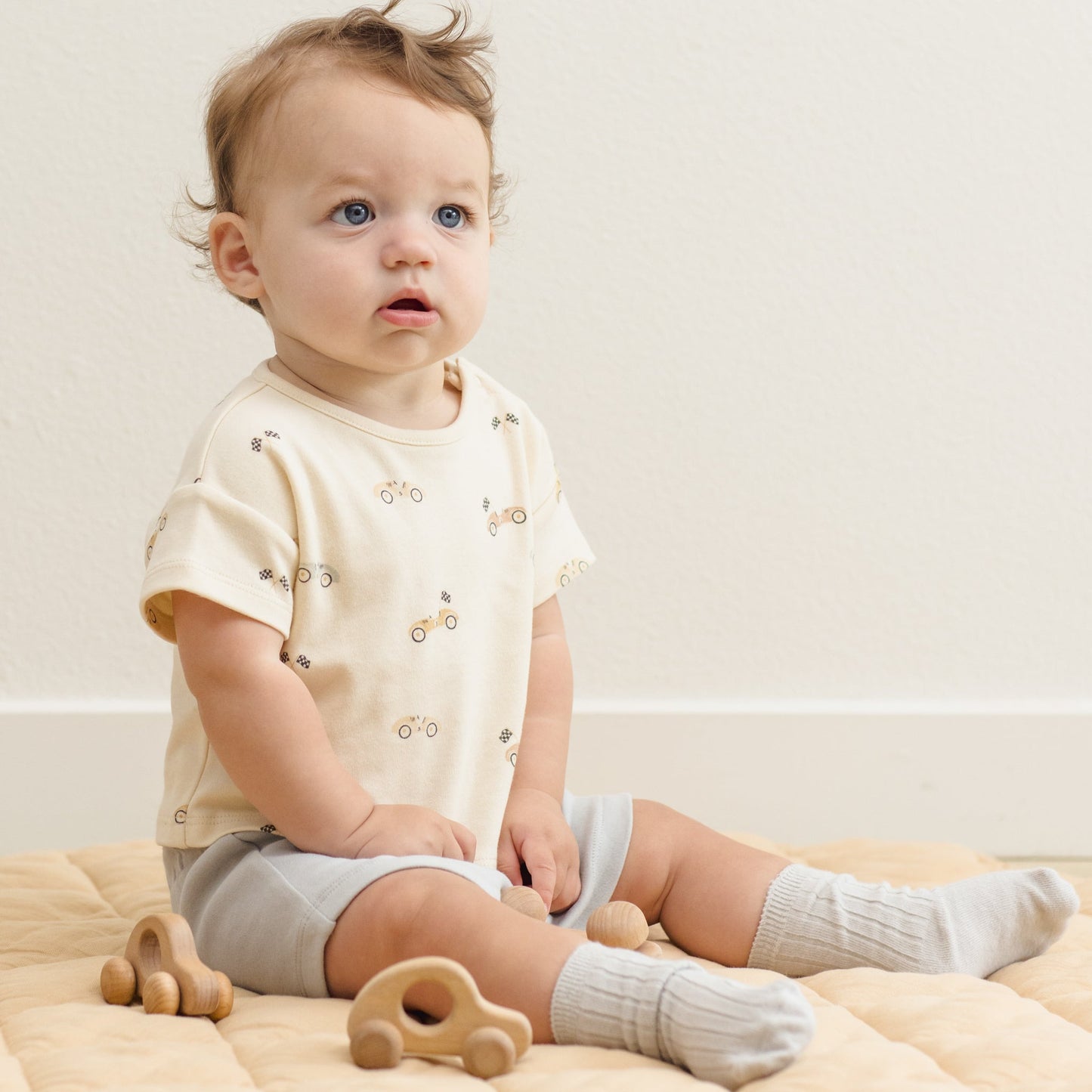 Racecar Jersey Tee + Pant Set - Quincy Mae