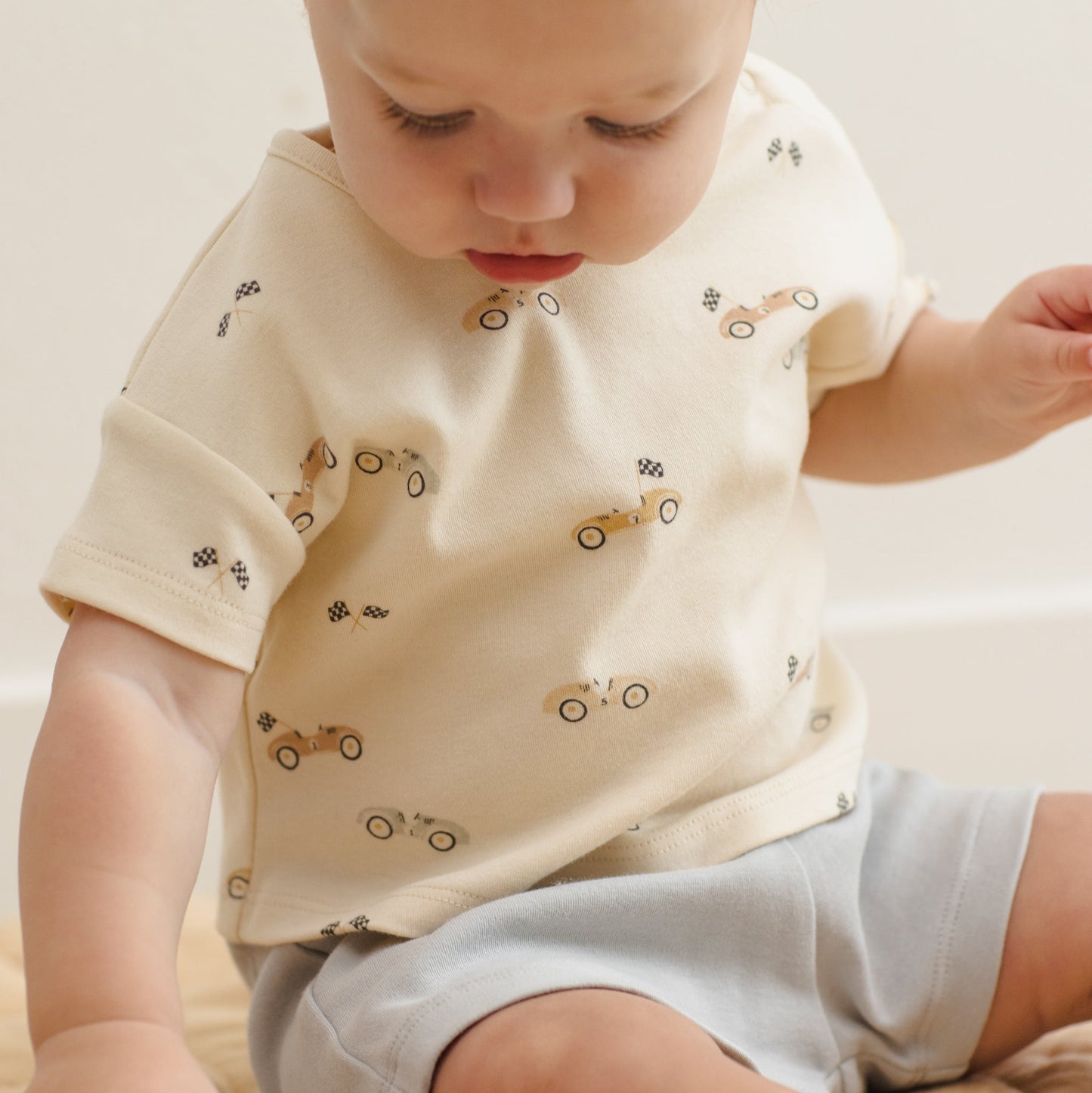 Racecar Jersey Tee + Pant Set - Quincy Mae