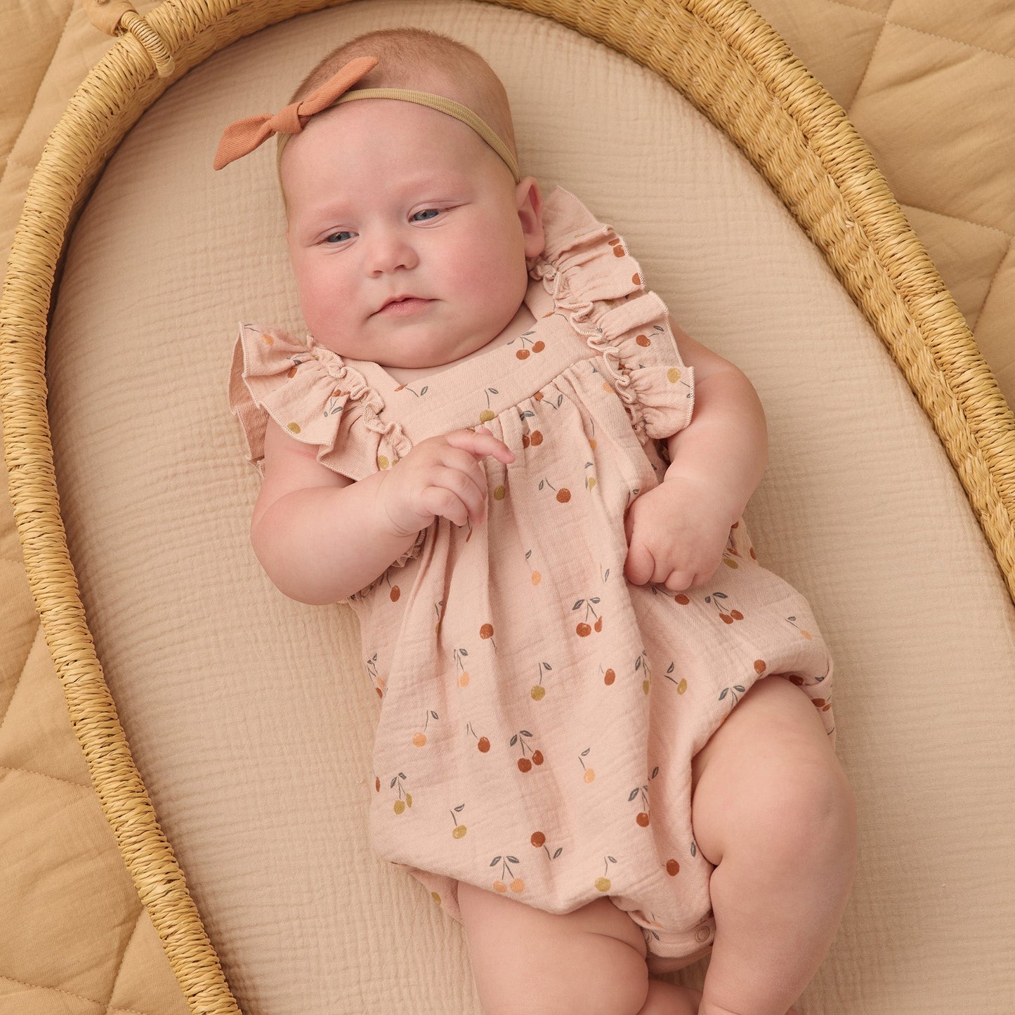 Cherries Maya Romper  - Quincy Mae
