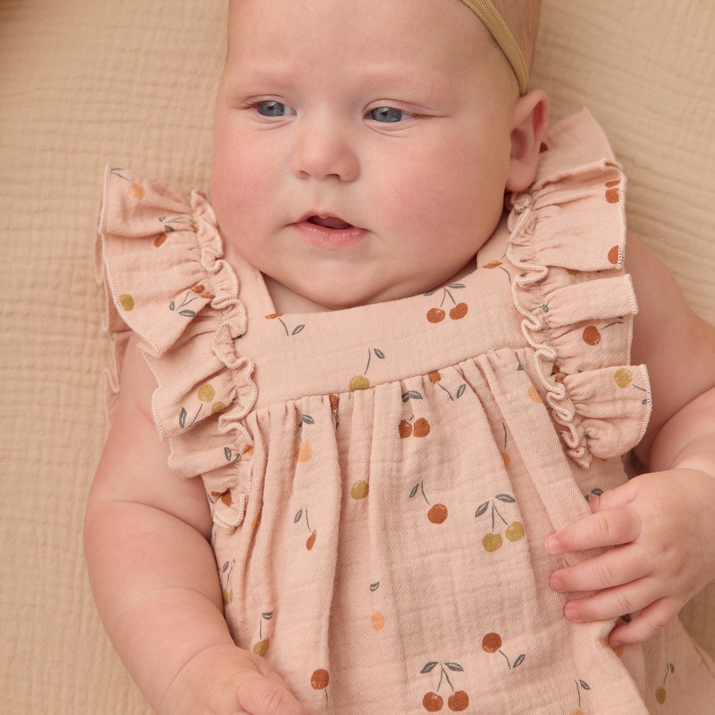 Cherries Maya Romper  - Quincy Mae
