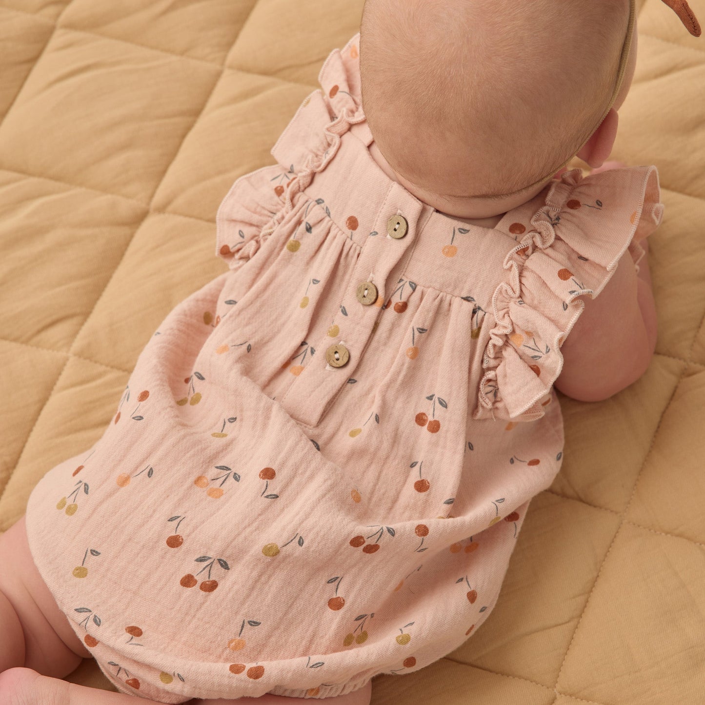 Cherries Maya Romper  - Quincy Mae