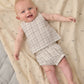 Blue Plaid Woven Tank + Short Set - Quincy Mae