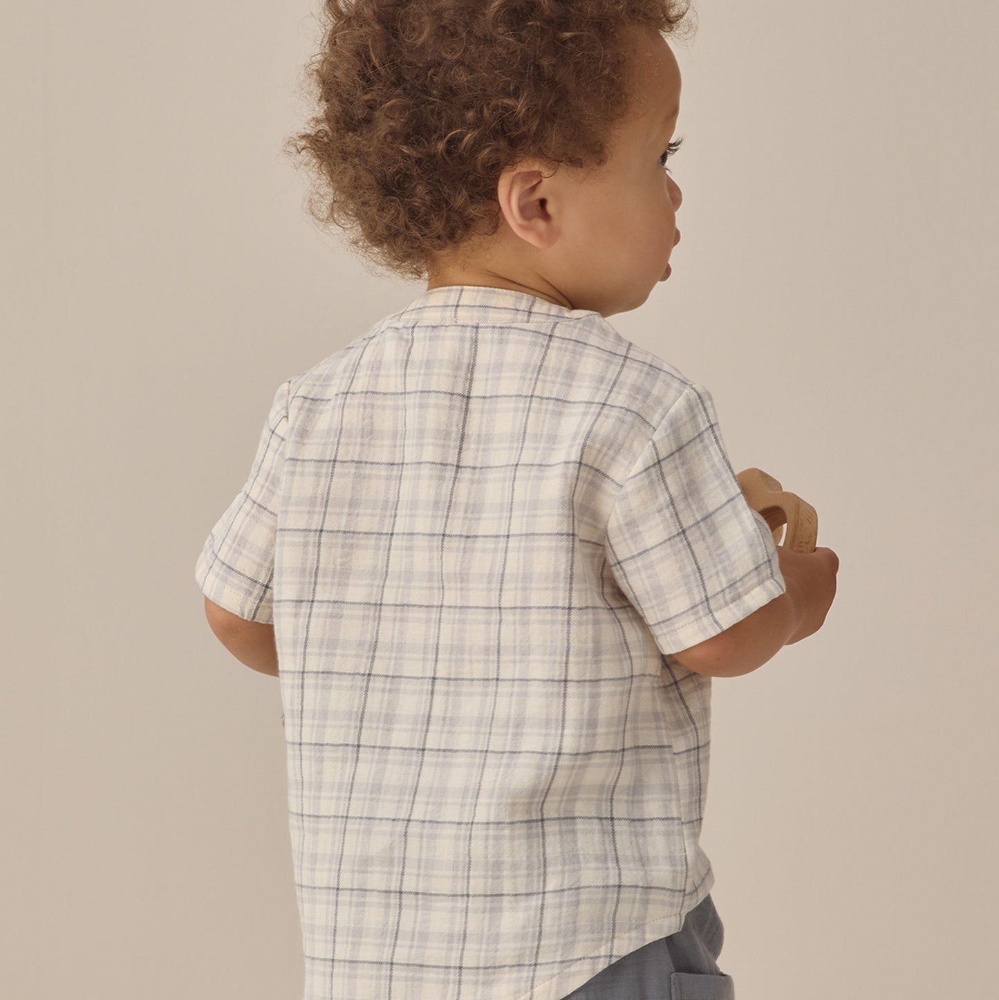 Blue Plaid Jaxson Shirt - Quincy Mae