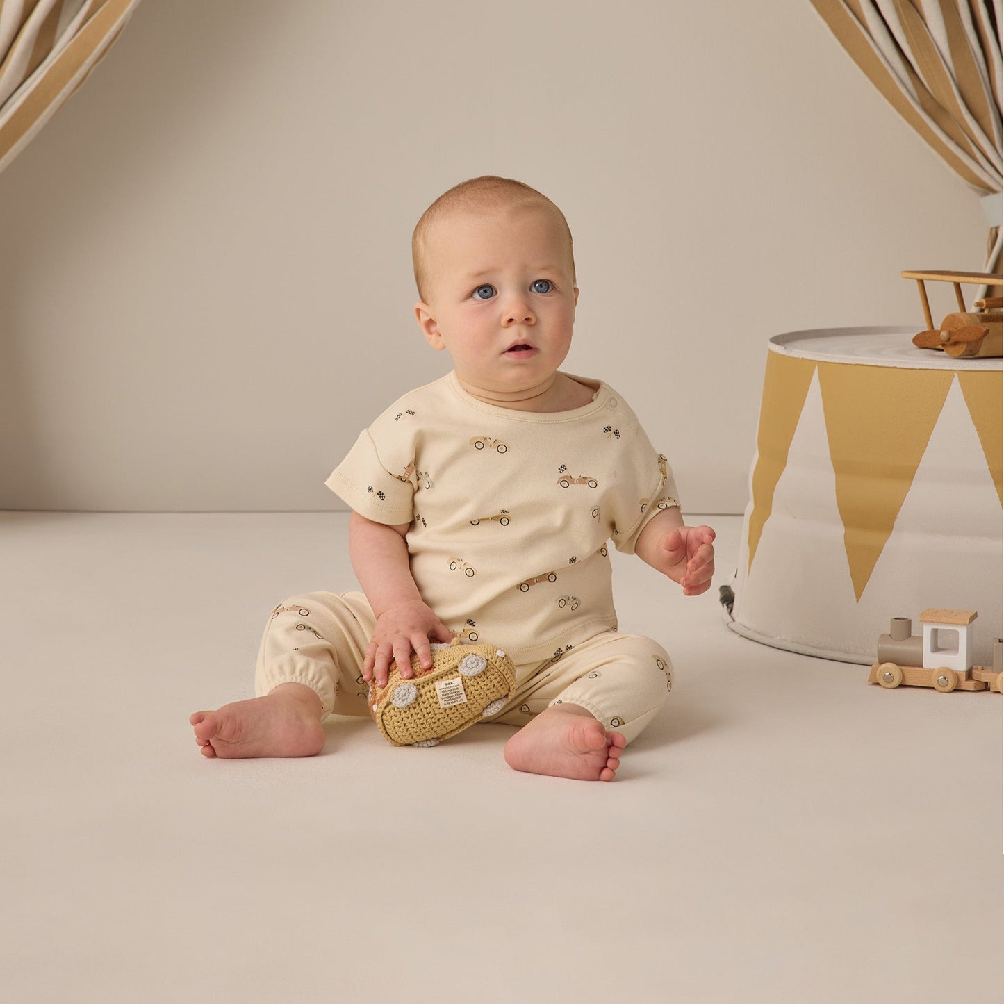 Racecar Jersey Tee + Pant Set - Quincy Mae