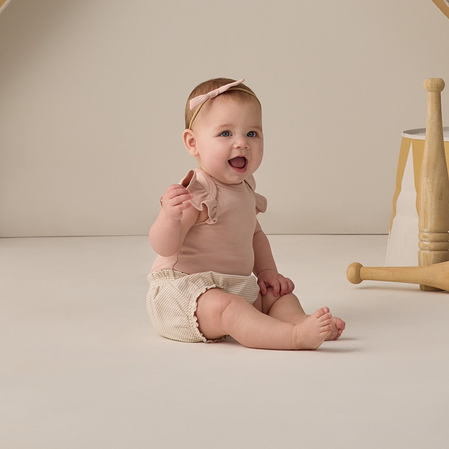 Blush Little Knot Headband - Quincy Mae