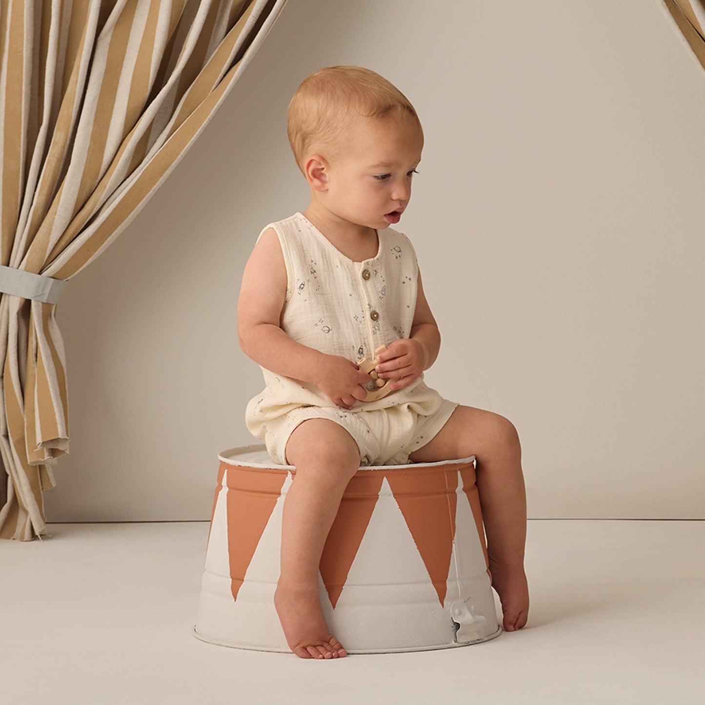 Space Jack Romper - Quincy Mae