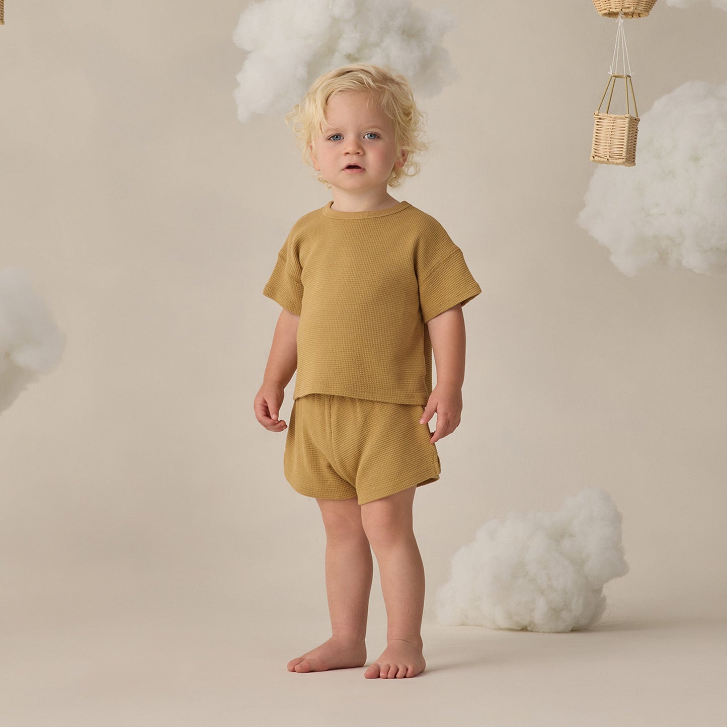 Honey Waffle Short Set - Quincy Mae