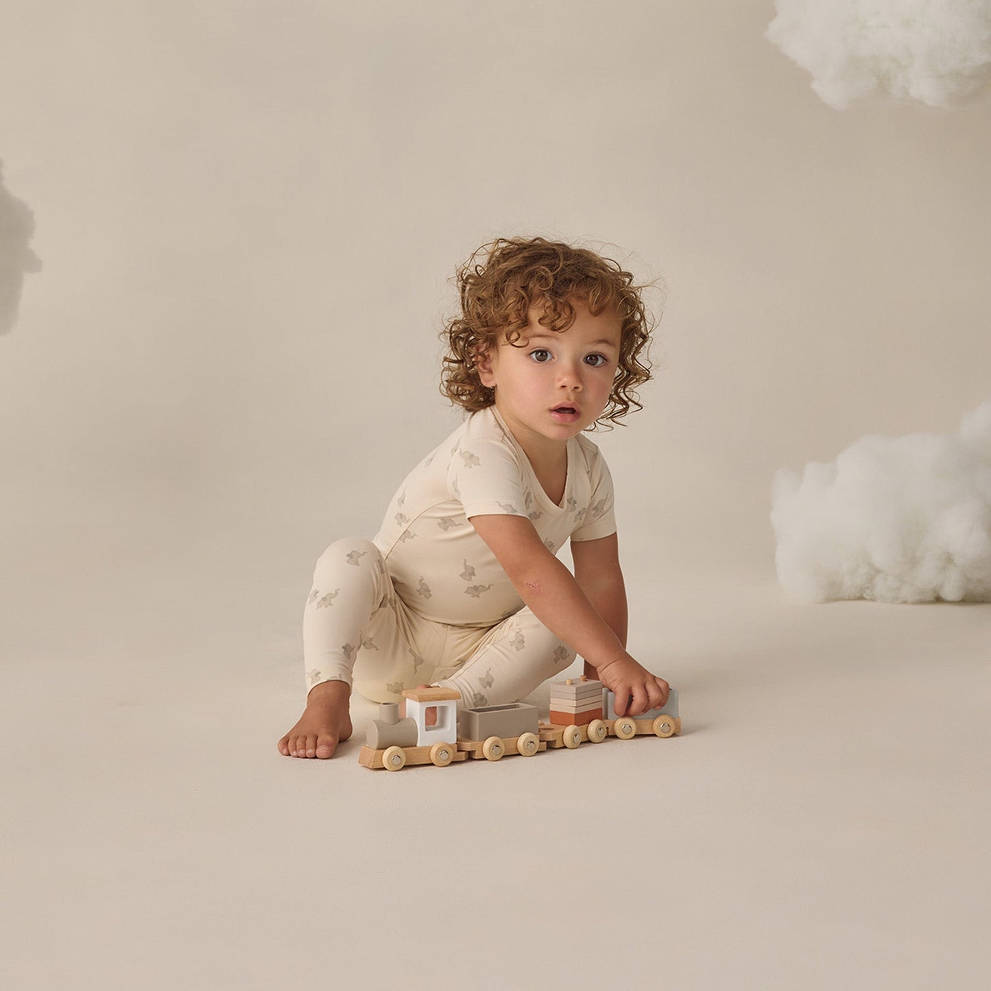 Elephant Short Sleeve Bamboo Set - Quincy Mae