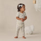 Blue Floral Short Sleeve Bamboo Set - Quincy Mae