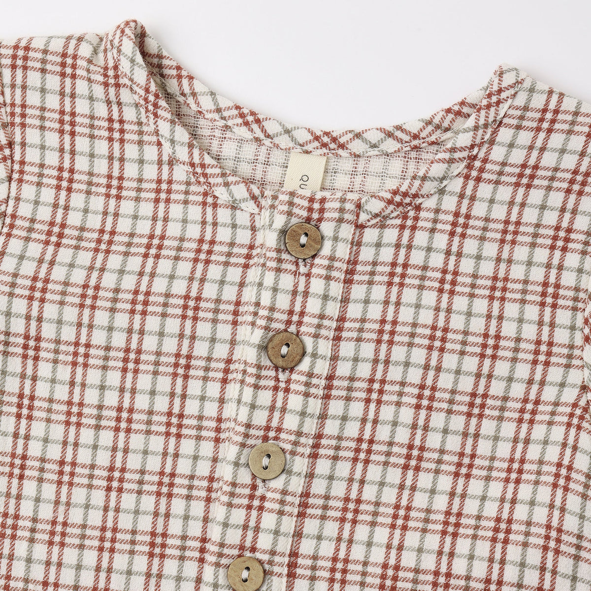 Christmas Plaid Woven Jumpsuit - Quincy Mae