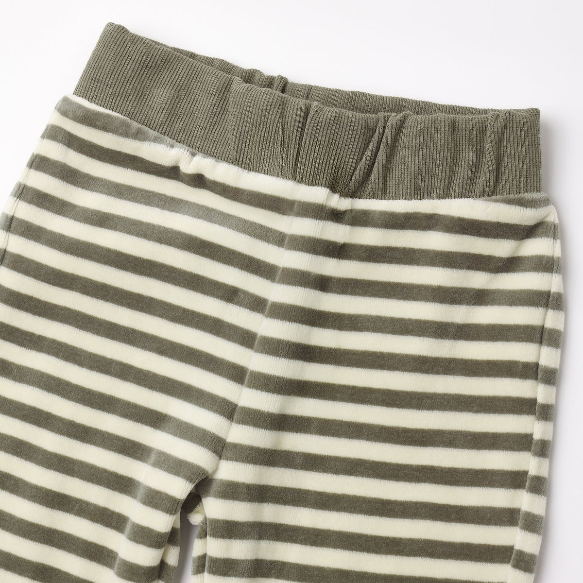 Spruce Stripe Velour Sweatpants - Quincy Mae