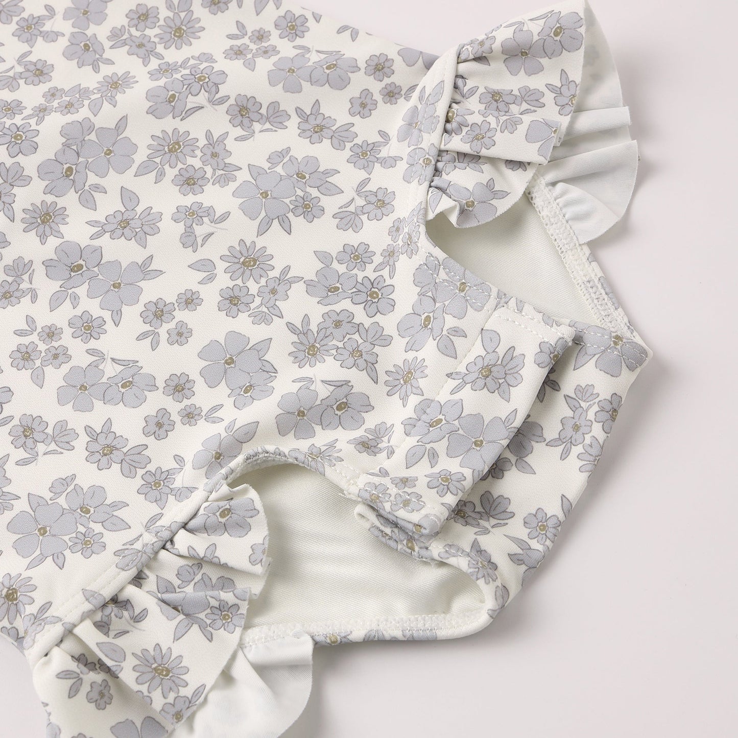 Blue Floral Olivia Rashguard - Quincy Mae