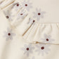 Blue Daisy Ruffle Fleece Sweatshirt - Quincy Mae
