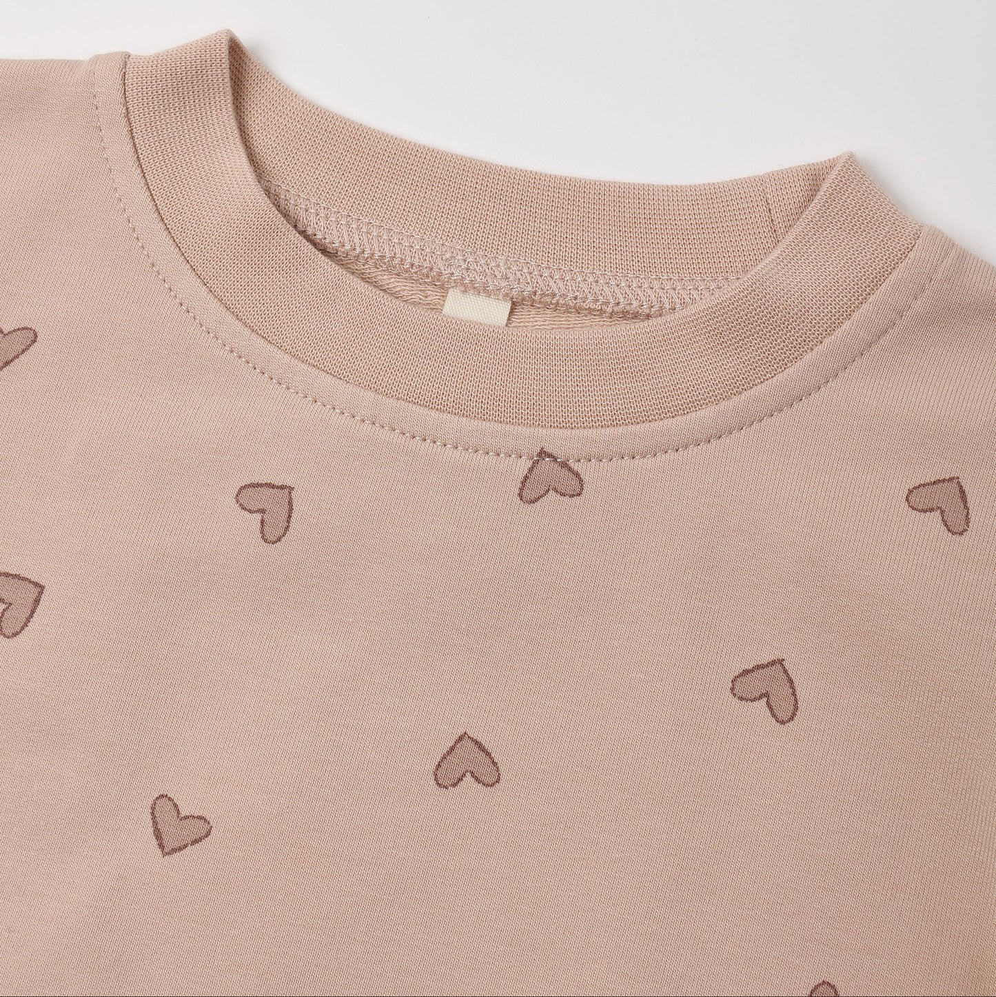 Hearts Relaxed Fleece Sweatshirt - Quincy Mae