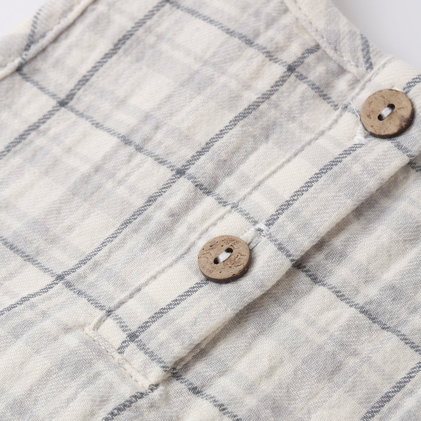 Blue Plaid Woven Tank + Short Set - Quincy Mae