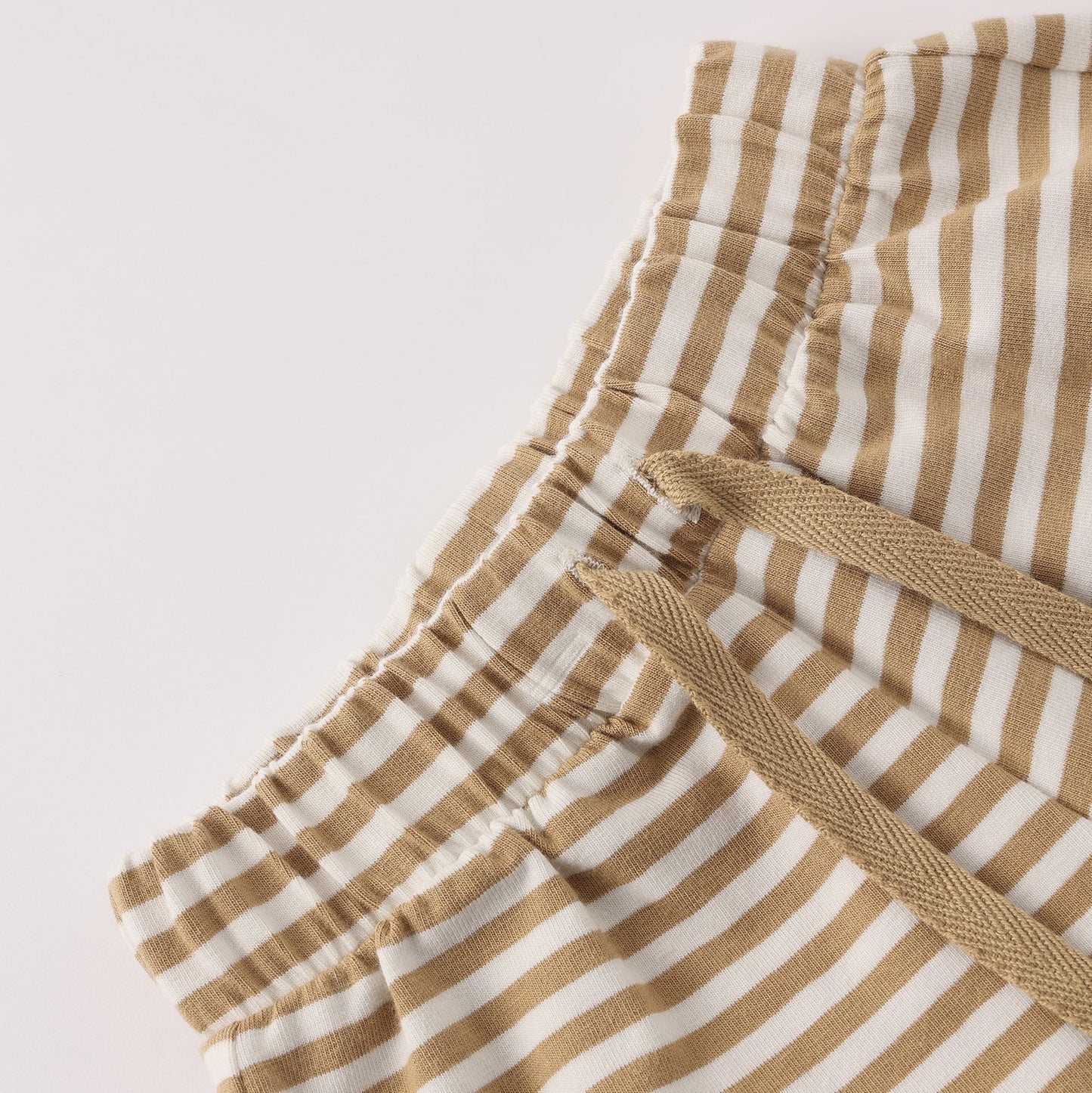 Honey Stripe Pocket Tee + Short Set - Quincy Mae