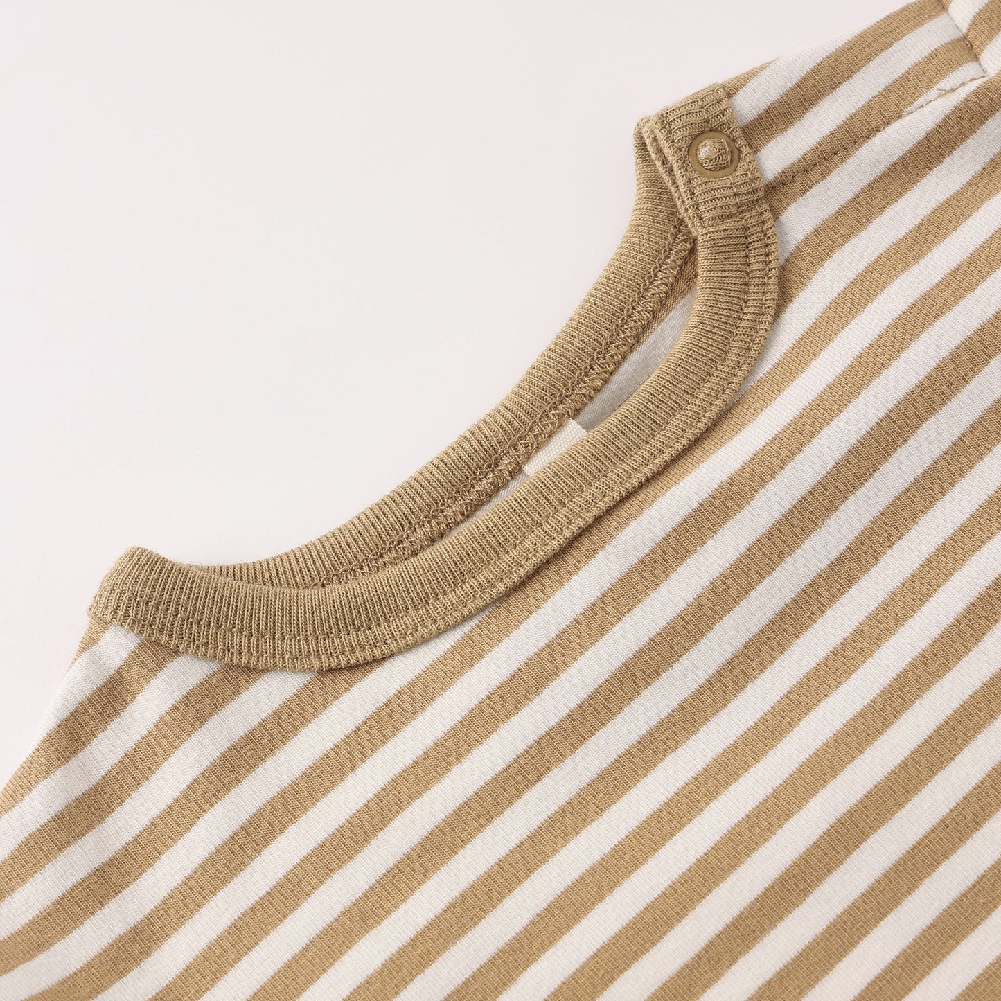 Honey Stripe Pocket Tee + Short Set - Quincy Mae